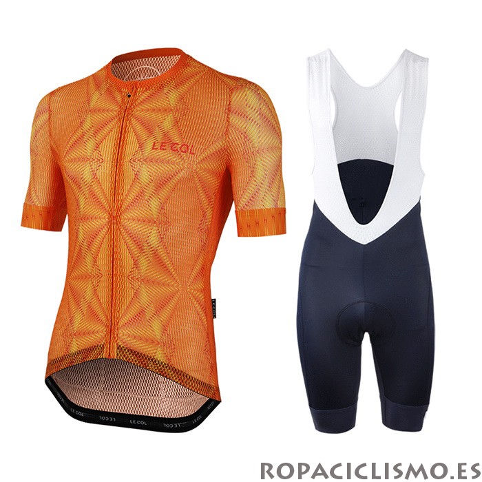 2020 Maillot Le Col Tirantes Mangas Cortas Naranja